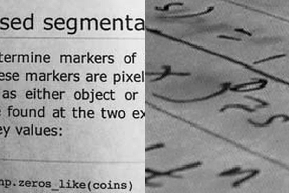A close view of printed and handwritten notes arranged as an editorial study.